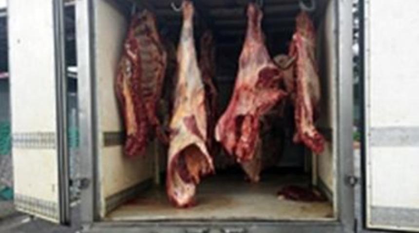 Başkent’te 2 Ton Kaçak Et Ele Geçirildi