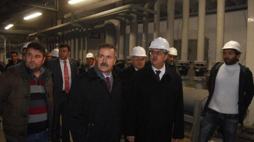 Vali Su, Yeni Hastane İnşaatını Gezdi