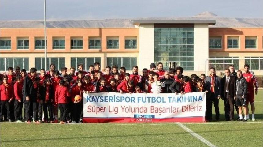 Erciyes Koleji &Ouml;ğrencileri Kayserispor&rsquo;u Ziyaret Etti