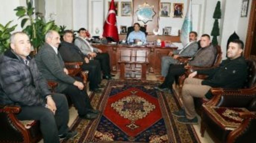 Hal Komisyoncular Derneğinden Başkan Yazgı&rsquo;ya Ziyaret