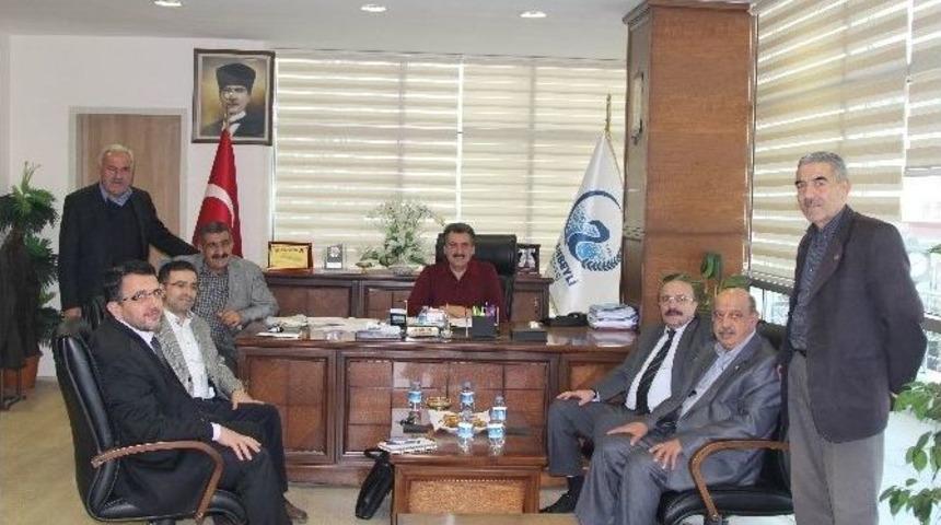 Konya Şof&ouml;rler Odası Başkanı Can&rsquo;dan Başkan Kale&rsquo;ye Ziyaret