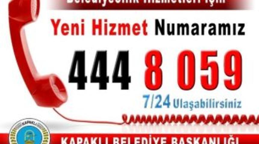 Kapaklı Belediyesi&rsquo;nin Telefonları Meşgul &Ccedil;almayacak