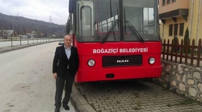 B&uuml;y&uuml;kşehir Belediyesinden Boğazi&ccedil;i Belediyesine Hibe Otob&uuml;s