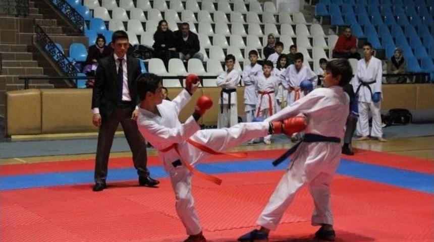 Erzincan&rsquo;da Yıldızlar Karate M&uuml;sabakaları Yapıldı