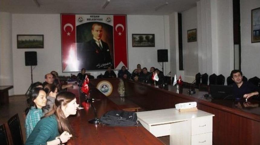 Keşan Belediyesi&rsquo;nde İş&ccedil;ilere İş Sağlığı Semineri