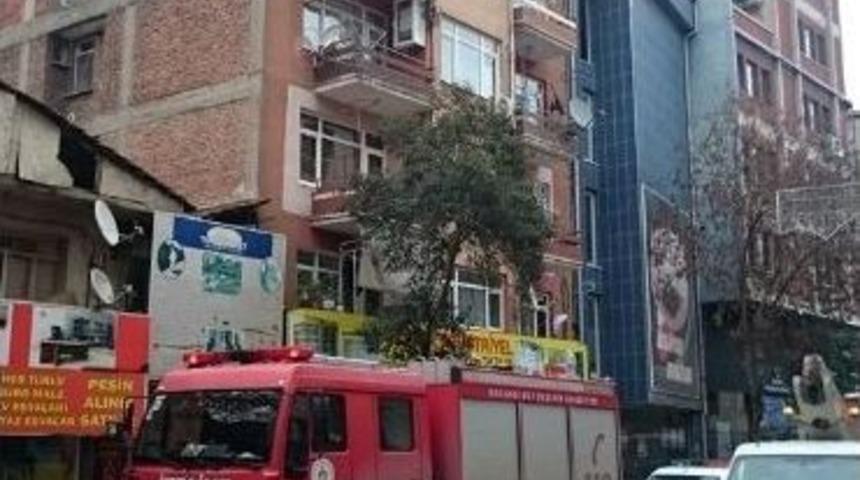 7 Katlı Binada Yangın Paniği