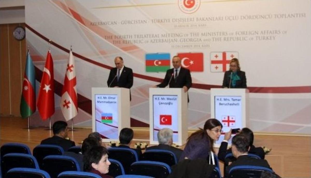 Azerbaycan-g&uuml;rcistan-t&uuml;rkiye Dışişleri Bakanları &Uuml;&ccedil;l&uuml; Toplantısı