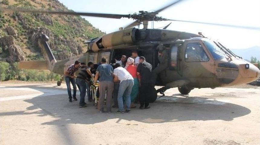 Şırnak&rsquo;ta Bu Yıl 22 Hasta Askeri Helikopterle Hastaneye Ulaştırıldı