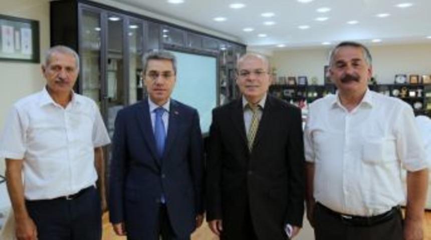 Kaymakam Yazıcı Ve Başkan Karakulluk&ccedil;u&rsquo;dan, Başkan Dişli&rsquo;ye Ziyaret