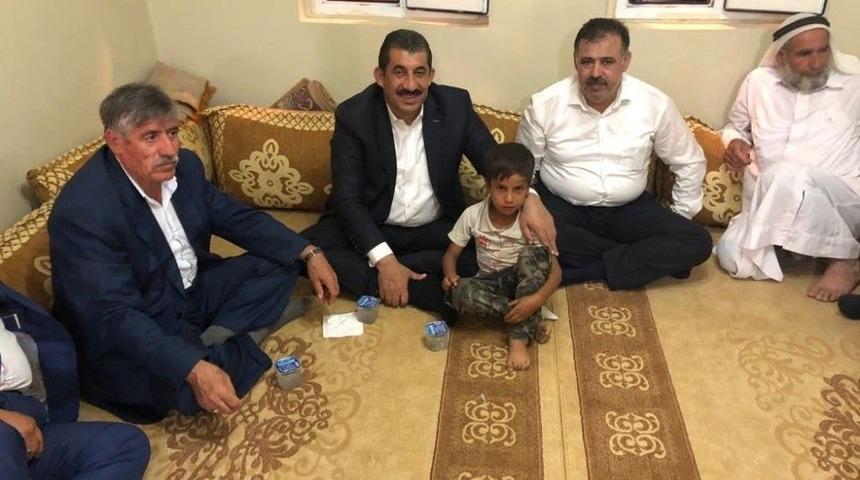 Belediye Başkanı Atilla&rsquo;dan Kumun Altından Kurtarılan &Ccedil;ocuğu Ziyaret