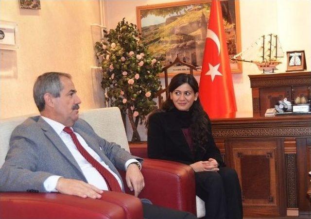 Başkan &Ouml;zkan&rsquo;dan Başkan G&uuml;rsoy&rsquo;a Ziyaret 1