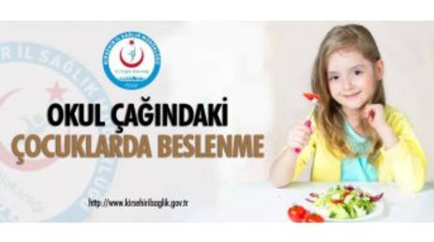 Sağlık Müdürlüğünden Çocuklara Beslenme Önerisi