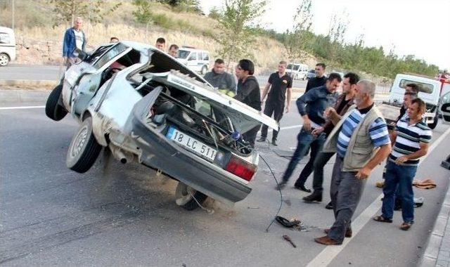 Çankırı’da Trafik Kazası: 2 Yaralı