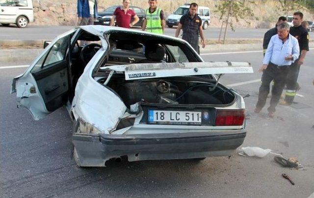 Çankırı’da Trafik Kazası: 2 Yaralı