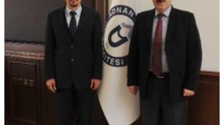 Vali Ayyıldız, Ad&uuml; Rekt&ouml;r&uuml; Bircan&rsquo;ı Ziyaret Etti