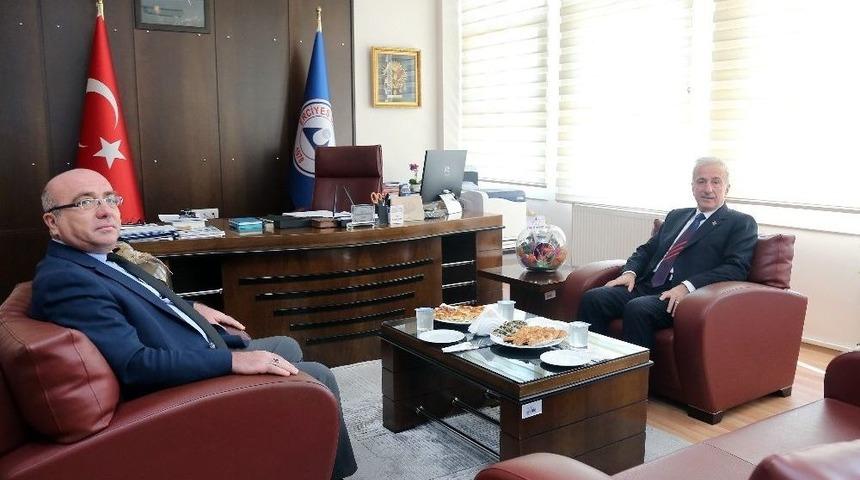 Vali Kam&ccedil;ı&rsquo;dan Rekt&ouml;rlere Ziyaret