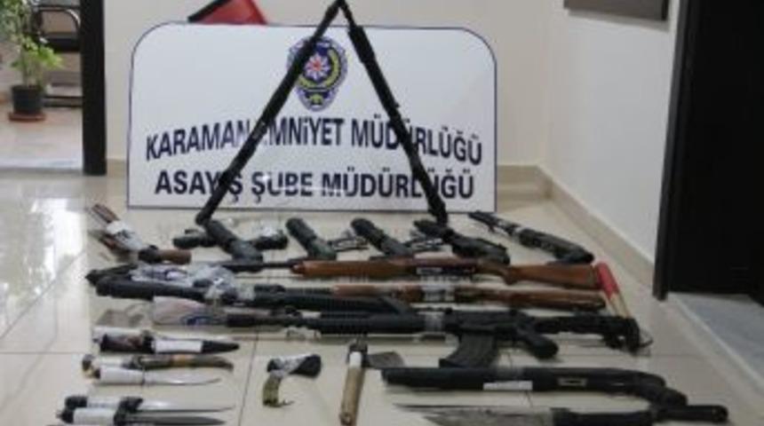 Karaman&rsquo;da Asayiş Uygulaması: 7 Tutuklama