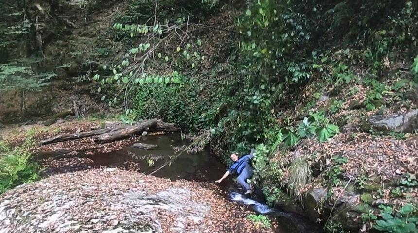 Tarzana &Ouml;zendi, Sarmaşık Kopunca Suya D&uuml;şt&uuml;