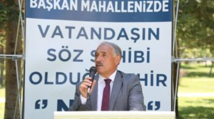Niğde Belediyesi Hizmet Çadırı Şahinali Mahallesinde