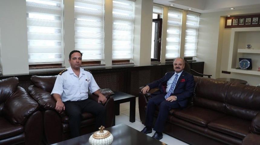 Vali &Ccedil;akacak&rsquo;tan Albay Şen&rsquo;e Ziyaret