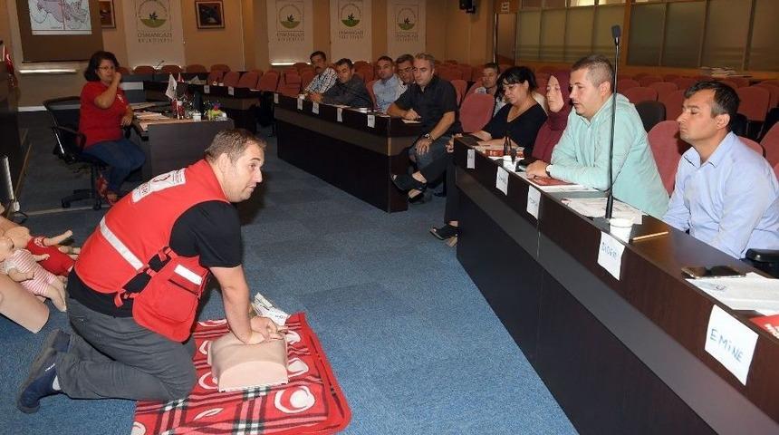 Belediye Personeline İlk Yardım Eğitimi