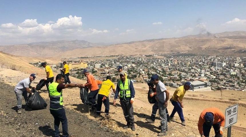 Cizre Belediyesi Temizlikte Sınır Tanımıyor