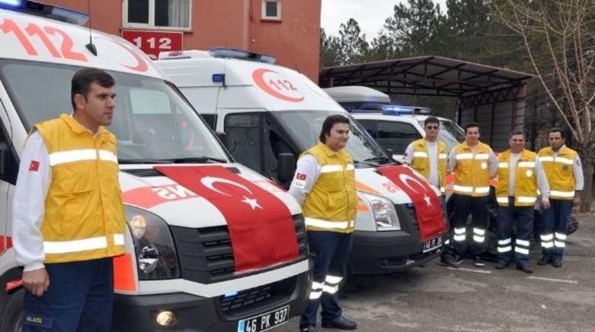 Elbistan&rsquo;da 11 Ayda 7 Bin 161 Vakaya Acil Yardım Hizmeti