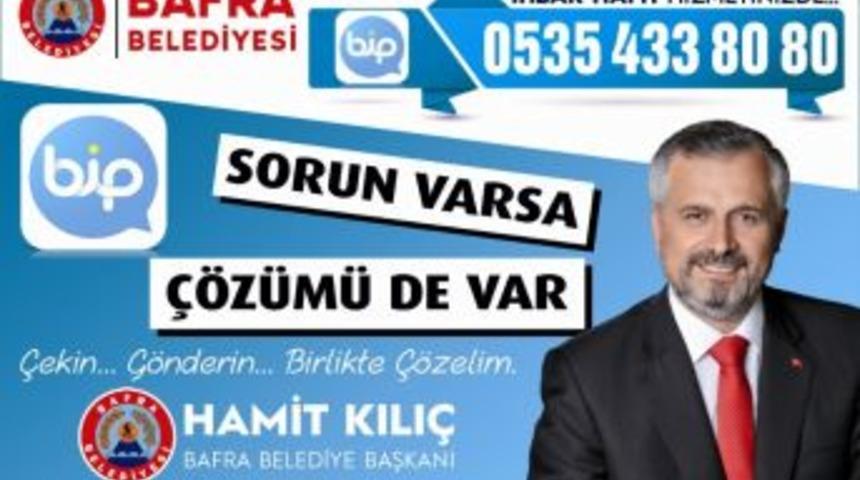 Bafra Belediyesinden Yeni İhbar Hattı