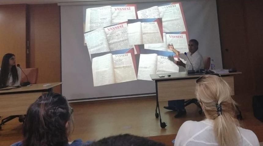 Van Yy&uuml; Sosyoloji B&ouml;l&uuml;m&uuml; Tarafından Organize Edilen Van Kent S&ouml;yleşileri&rsquo;nin 6&rsquo;ıncısını D&uuml;zenledi