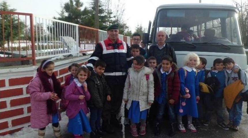 Jandarma Trafikten &Ouml;ğrencilere Seminer
