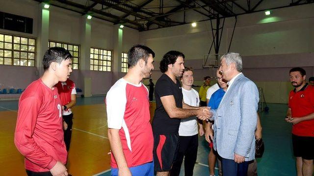 Başkan Polat, Görme Engelli Sporculara Moral Verdi