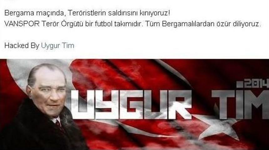 Van B&uuml;y&uuml;kşehir Belediyespor&rsquo;un Sosyal Medya Hesabı &Ccedil;alındı