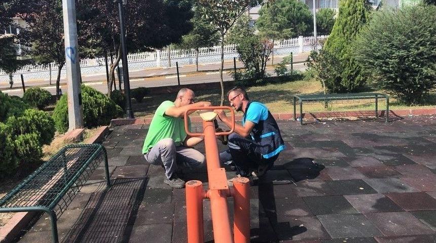 Başiskele’de Parkların Eksikleri Gideriliyor