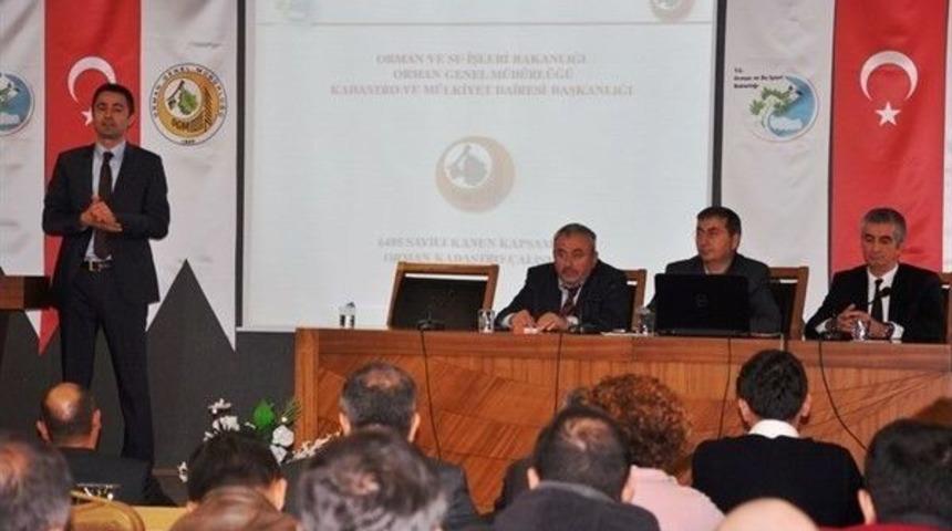 Kastamonu&rsquo;da Kadastro Eğitimi