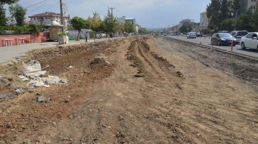 Edirne Caddesi’nde Çalışmalar Sona Yaklaşıyor