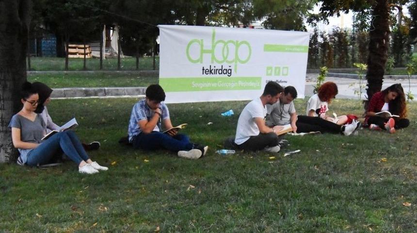 Ahbap Tekirdağ, Okuma Etkinliği İle Farkındalık Oluşturdu