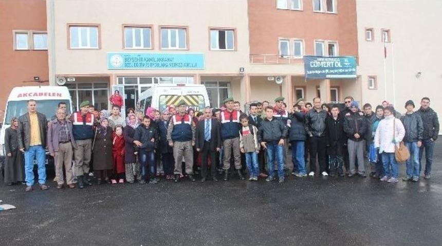 Özel Öğrenciler Jandarmayla Birlikte Sema Gösterilerini İzledi