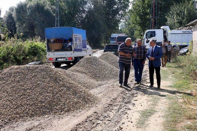 Yahyalı’da Yerköy Mahallesi Yol Yapım Çalışması Başladı