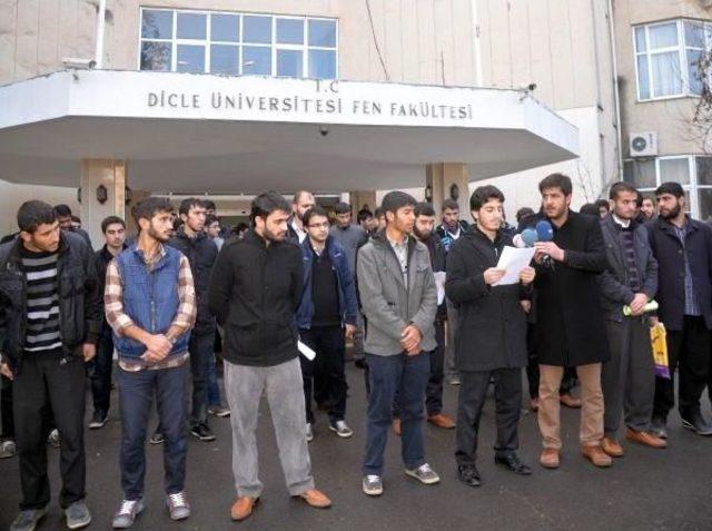 Dicle Üniversitesi'nde Karşıt Görüşlü Öğrenciler Birbirlerini Suçladı