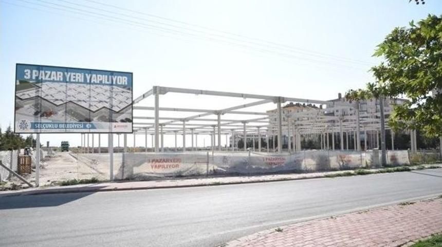 Selçuklu’ya 3 Modern Semt Pazarı