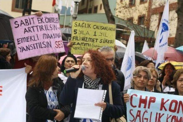 İzmir'de Sağlıkçılardan 'beyaz Yürüyüş'