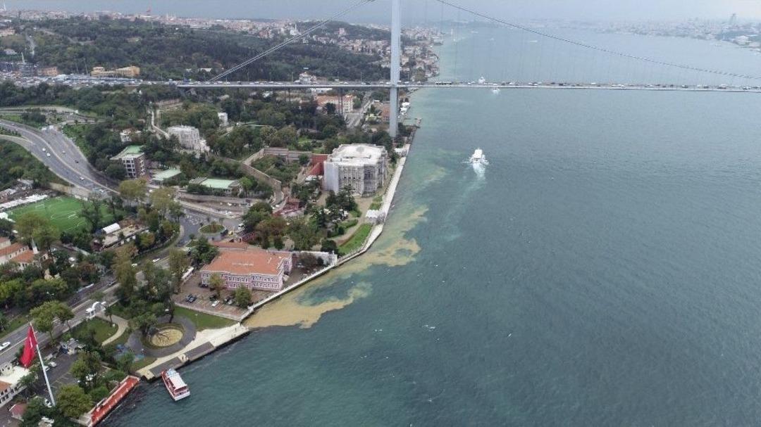 &Ccedil;amura Bulanan Boğaz Havadan G&ouml;r&uuml;nt&uuml;lendi