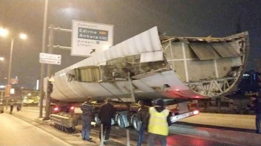 E-5&prime;te &ldquo;u&ccedil;ak&rdquo; Kazası