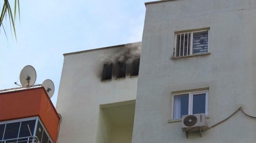 Antalya&rsquo;da Asans&ouml;r Makine Dairesindeki Yangın Korkuttu