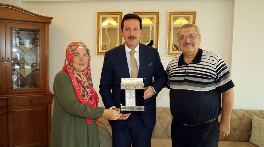 Başkan Tok, Hacıların Duasını Aldı