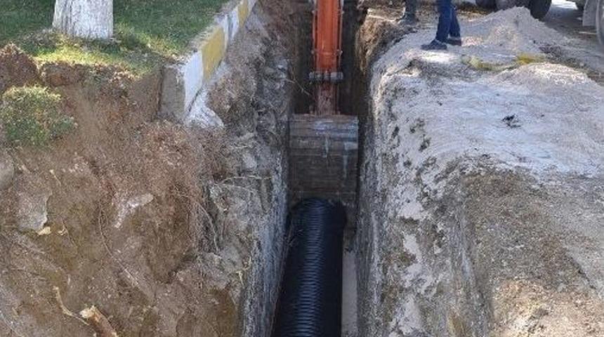 Saraycık Caddesi&rsquo;nde Alt Yapı &Ccedil;alışmaları