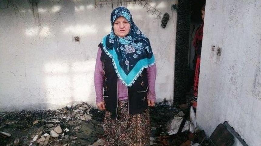 Kış G&uuml;n&uuml;nde Evi Yandı