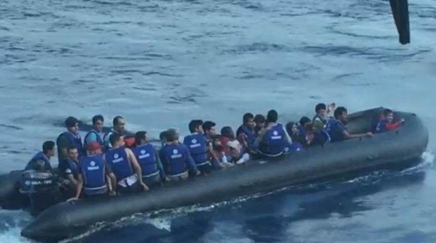 &Ccedil;anakkale&rsquo;de 41 G&ouml;&ccedil;men Yakalandı