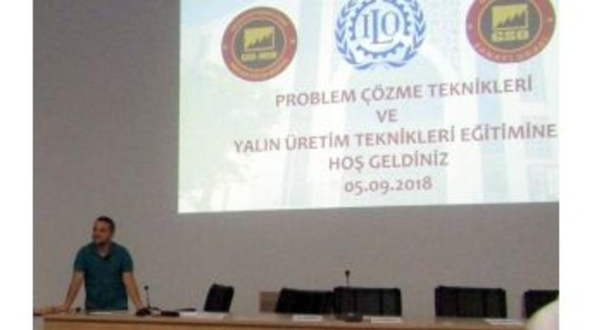 Gso-mem&rsquo;de &ldquo;problem &Ccedil;&ouml;zme Teknikleri Ve Yalın &Uuml;retim Teknikleri Eğitimi&rdquo; Ger&ccedil;ekleştirildi