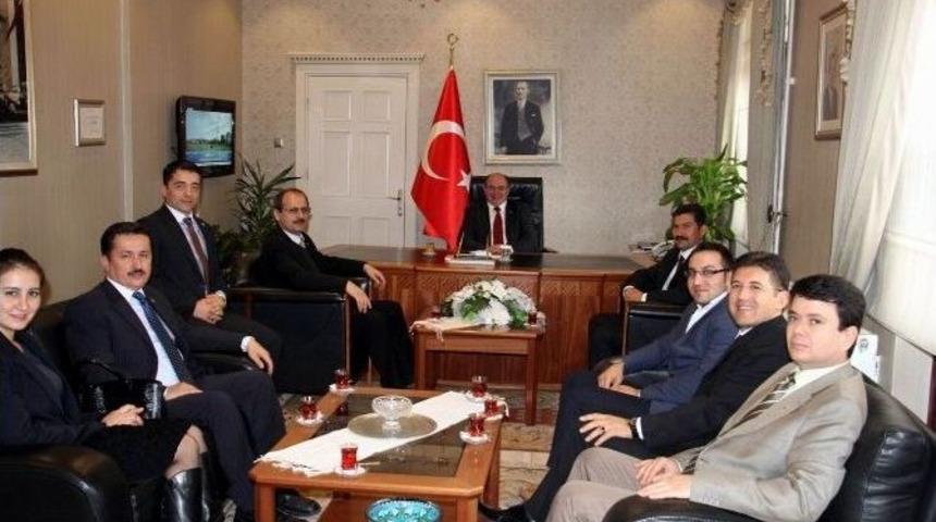 Muğla Eğitim Bir-sen&rsquo;den Vali &Ccedil;i&ccedil;ek&rsquo;e Ziyaret